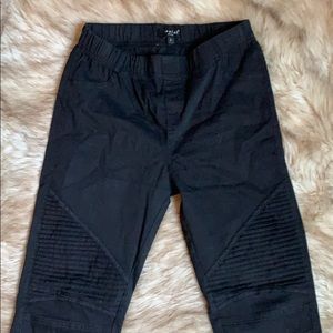 Black Motto Jeggings